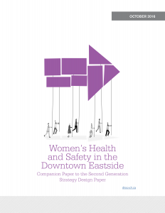 First ever Vancouver Coastal Health Downtown Eastside Women’s Health & Safety Strategy