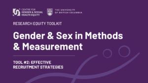 New tools in CGSHE Research Equity Toolkit foster gender inclusive research