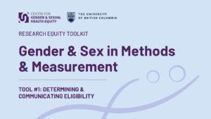 CGSHE launches new Research Equity Toolkit Series to create more gender inclusive research
